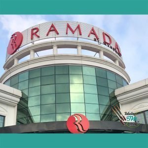 Yuvarlak Kutu Harf Çatı Reklam Tabelası