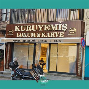 Kuruyemiş dükkan tabelası